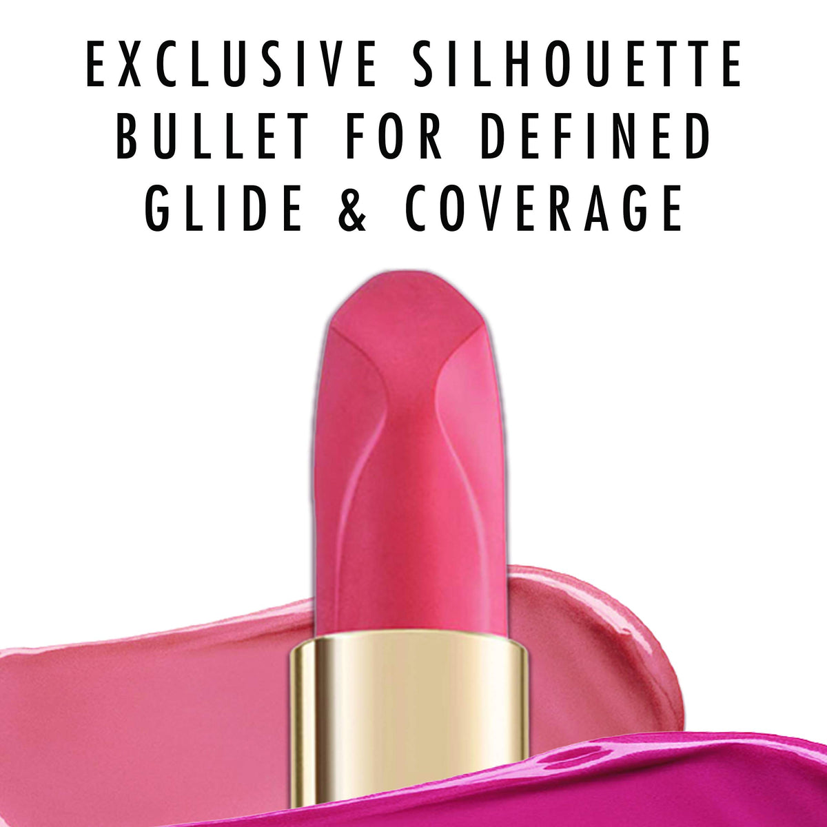L'Oreal Paris bullet close-up of Nu Impertinent showing silhouette for precise application
