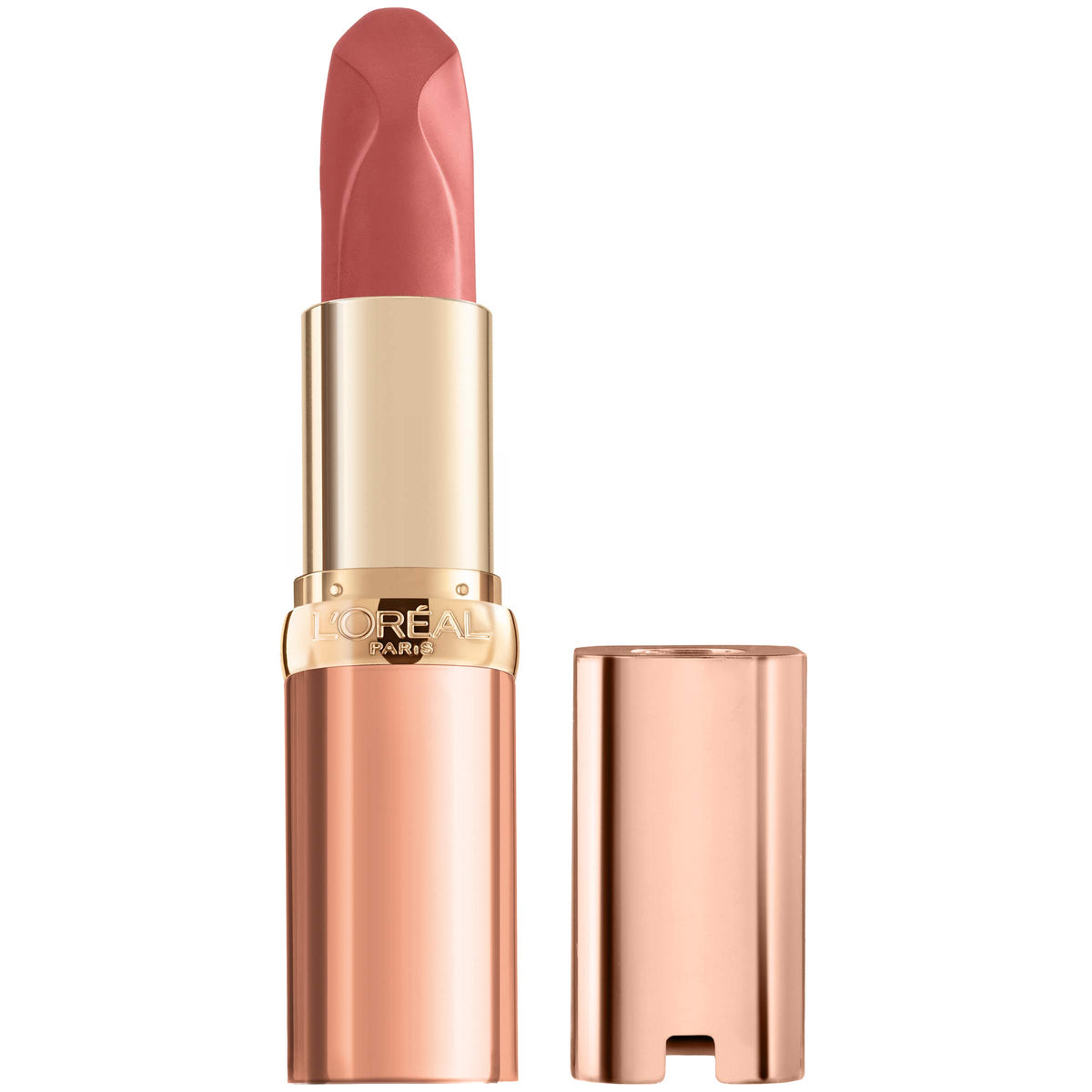 L'Oreal Paris front packaging showing Nu Impertinent nude and benefit of polished look