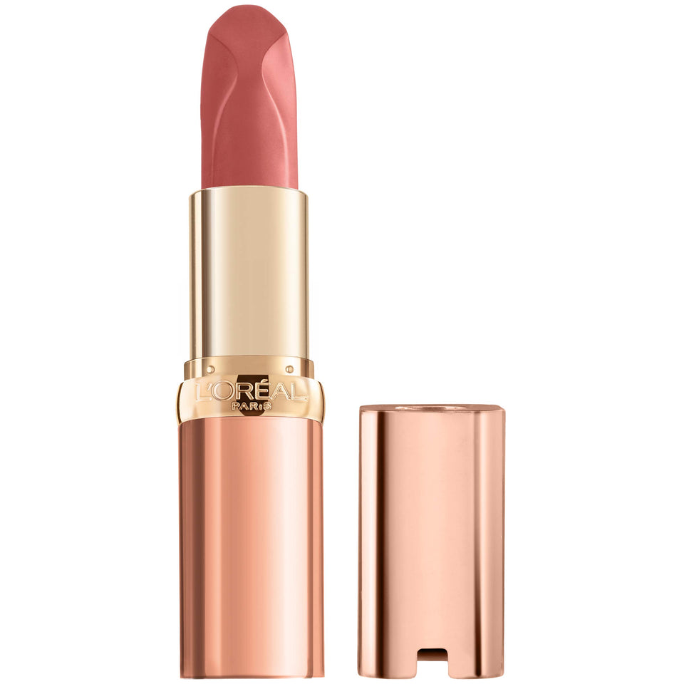 L'Oreal Paris front packaging showing Nu Impertinent nude and benefit of polished look