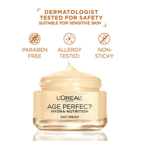 L'Oreal Paris open jar revealing silky cream texture for deep hydration