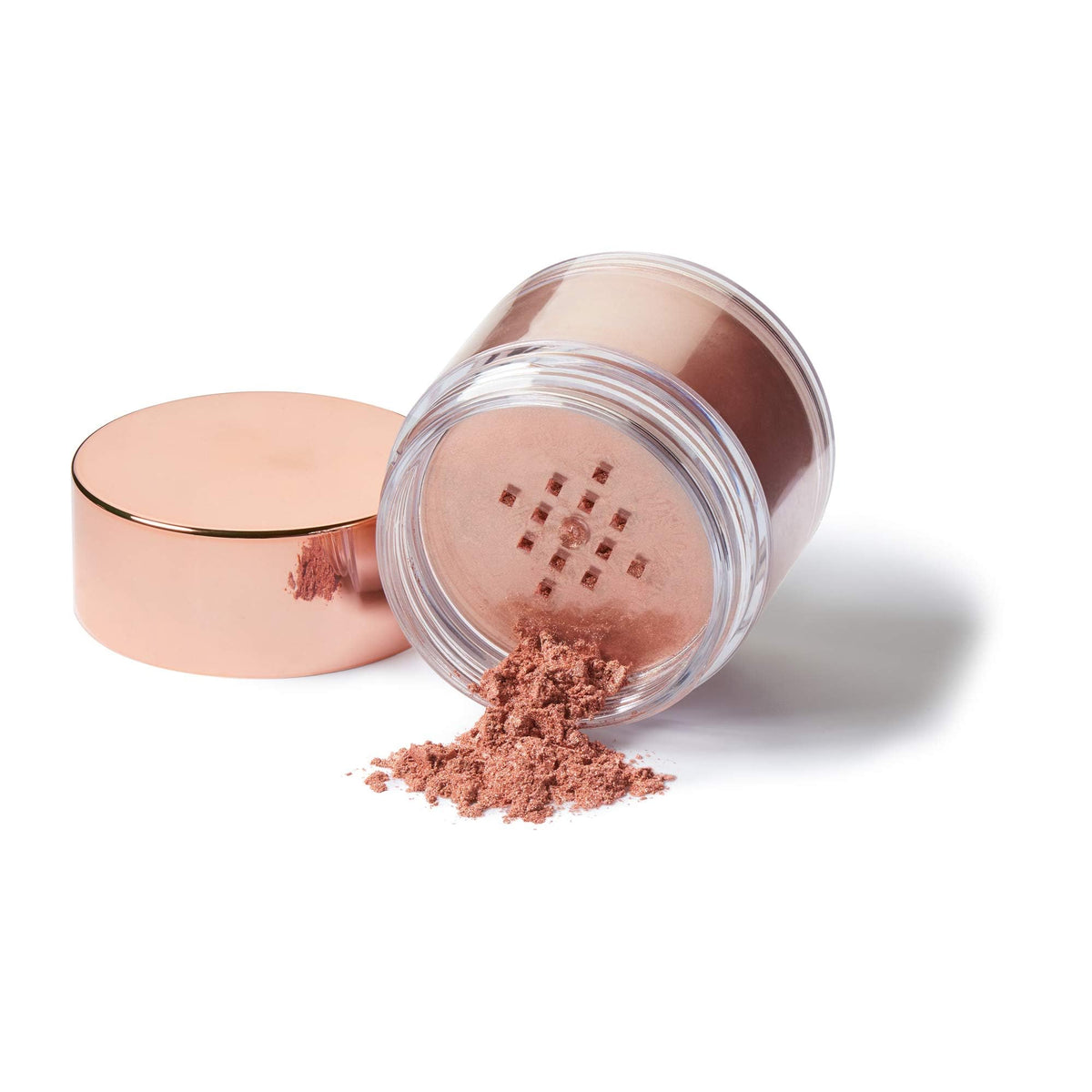 L'Oreal Paris open jar focusing on shimmer particles and clear product label benefit