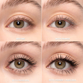 L'Oreal Paris primer wand close-up displaying brush shape for precise application