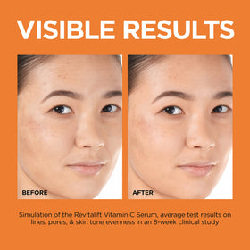 L'Oreal Paris serum absorbed into skin for fast-absorbing, non-greasy finish benefit