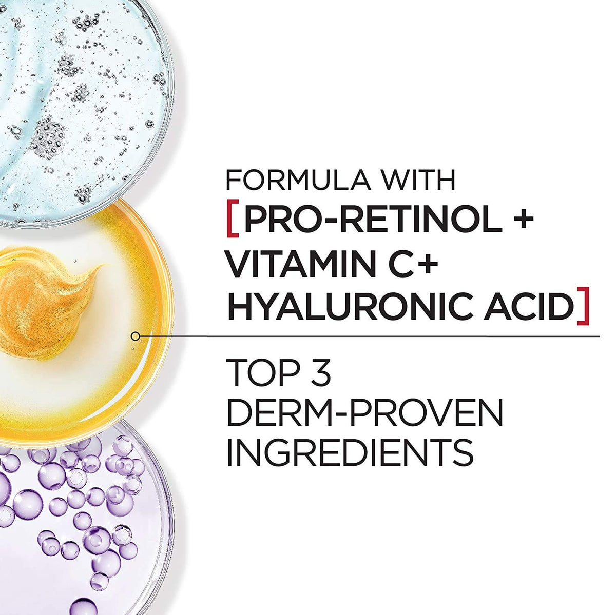 L'Oreal Paris lotion applied on hand demonstrating smooth spreadability