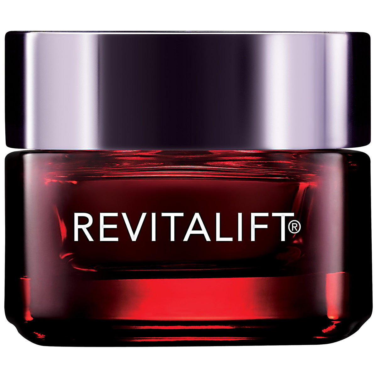 L'Oreal Paris moisturizer on bathroom shelf in use setting conveying daily routine benefit