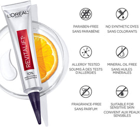 L'Oreal Paris Revitalift on bathroom shelf conveying daily skincare routine benefit