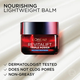 L'Oreal Paris illustrative before and after showing smoother texture benefit