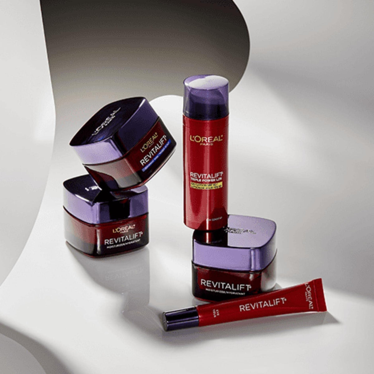 L'Oreal Paris before and after snapshot showing improved texture and brighter tone