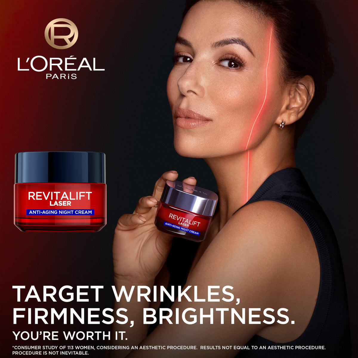 L'Oreal Paris cream closeup detail demonstrating creamy hydration benefit