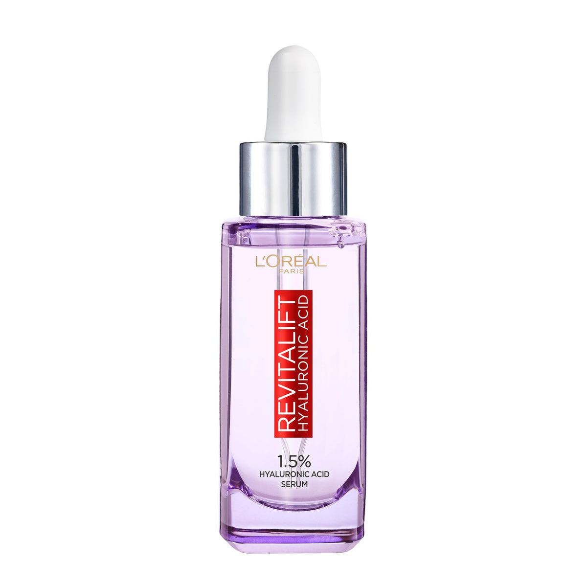 L'Oreal Paris front bottle shot showing clean packaging and benefits