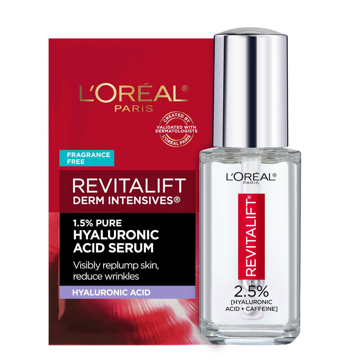 L'Oreal Paris front packaging showing product and brand for clear identification