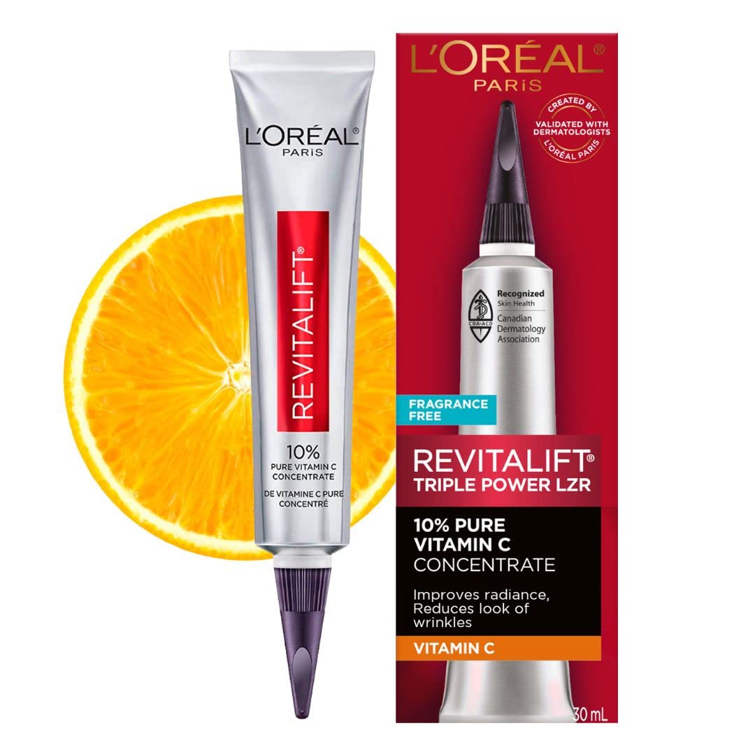 L'Oreal Paris Revitalift front packaging showing product benefits