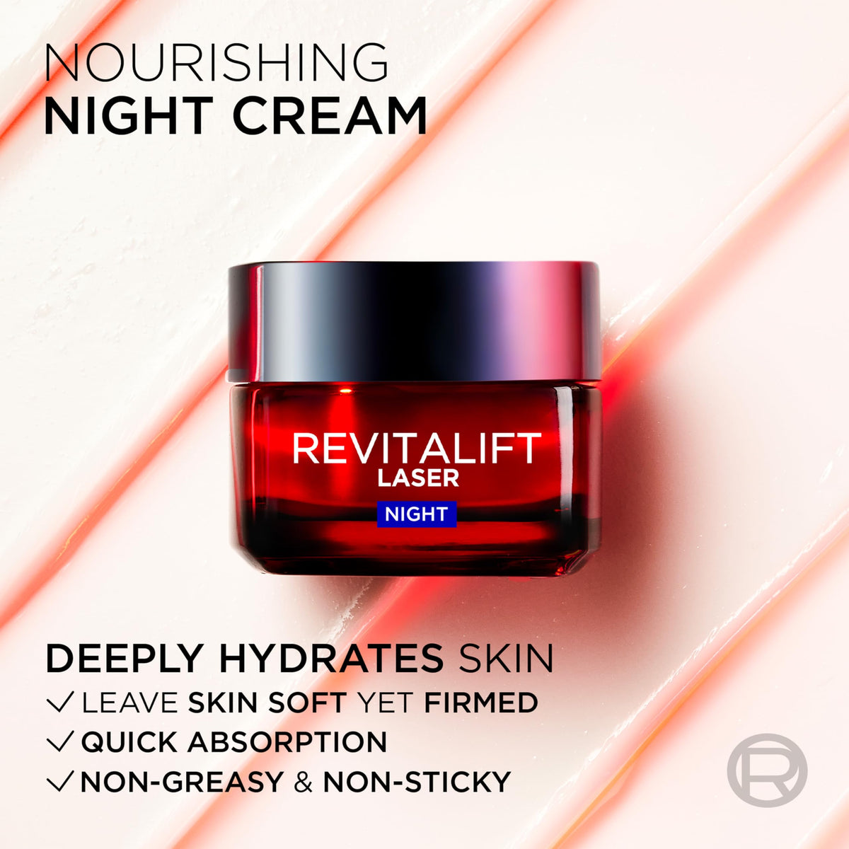 L'Oreal Paris ingredient label closeup highlighting key actives benefit