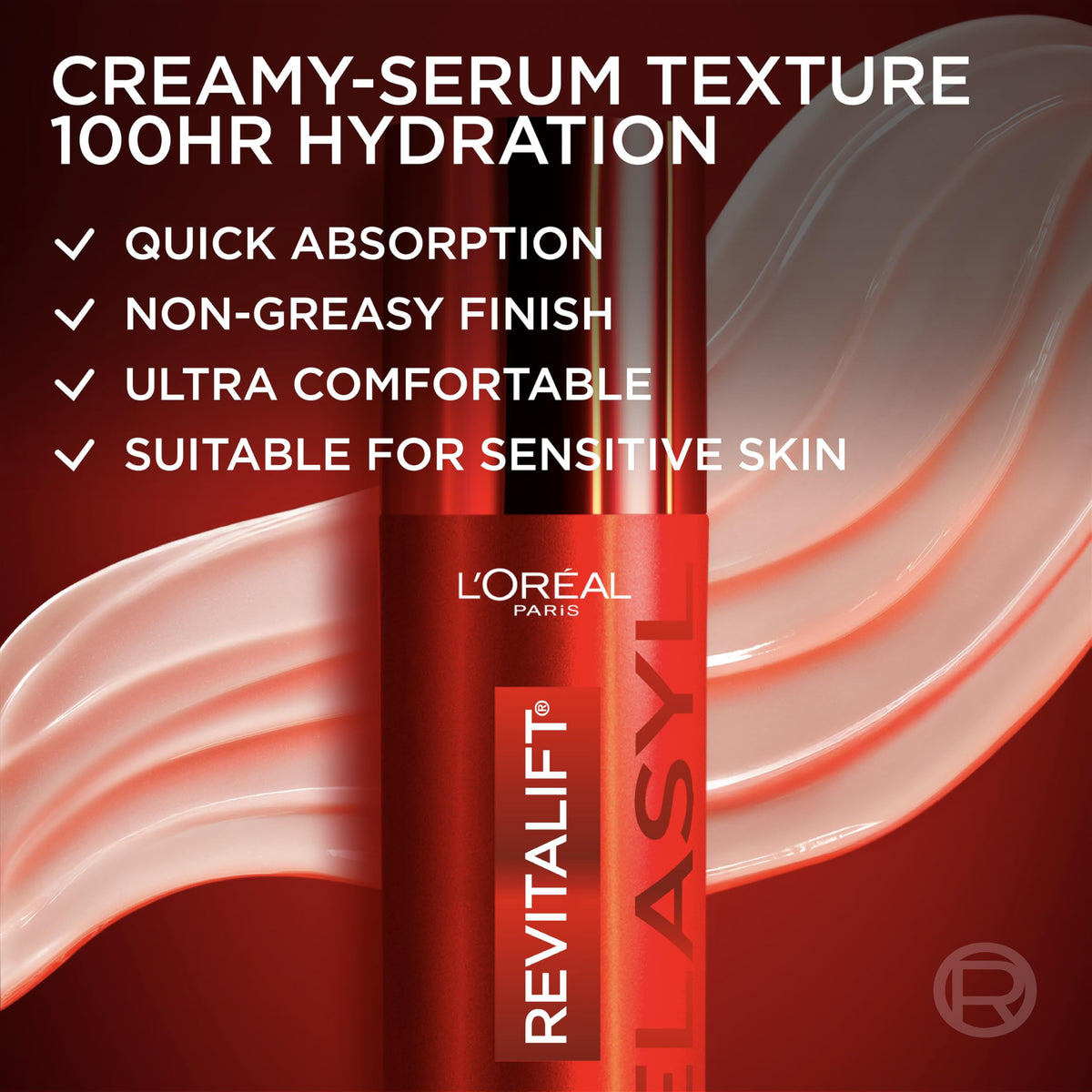 L'Oreal Paris product staged on bathroom vanity for daily routine