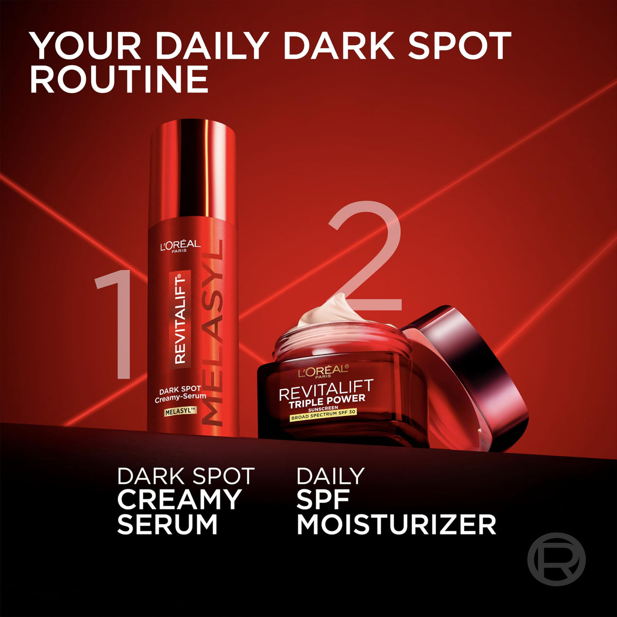 L'Oreal Paris back label and ingredients list for product transparency