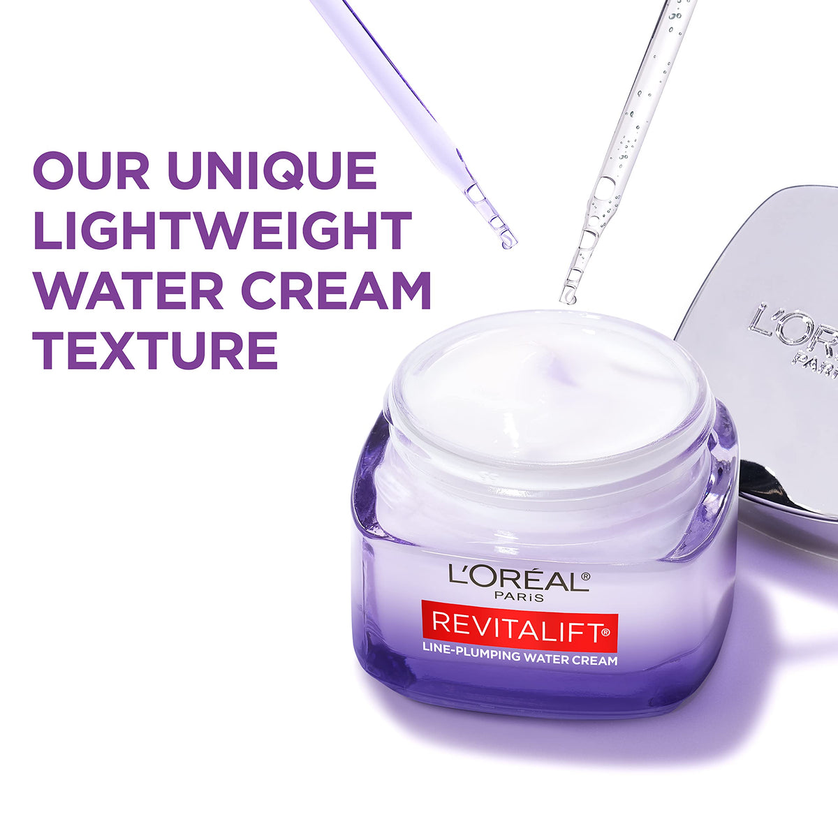 L'Oreal Paris serum sample pack included to boost hydration layering