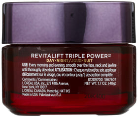 L'Oreal Paris cream texture close-up showcasing smooth finish and quick absorption benefit
