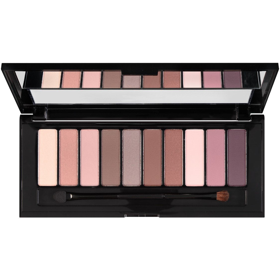 L'Oréal Paris close-up of eyeshadow textures showing shimmer and matte payoff for blendability