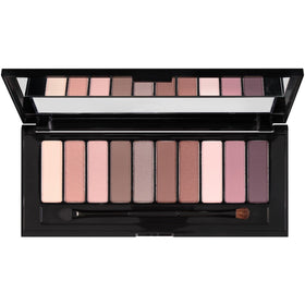 L'Oréal Paris close-up of eyeshadow textures showing shimmer and matte payoff for blendability
