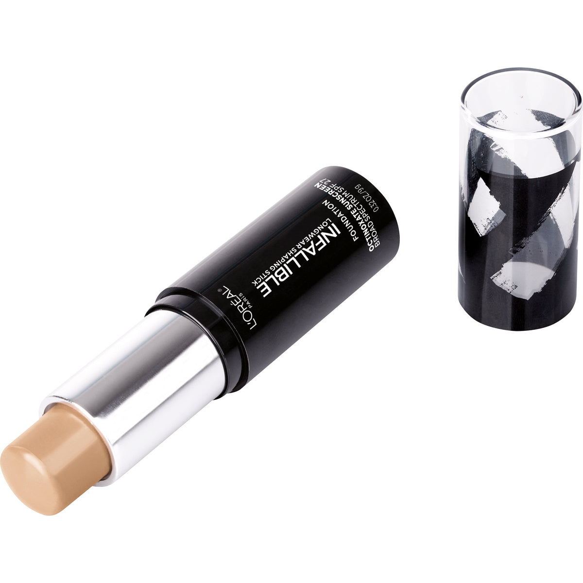 L'Oreal Paris creamy stick texture close-up showing smooth blendability benefit