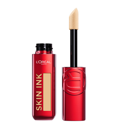 L'Oreal Paris front packaging showing sleek bottle and shade label benefit portability