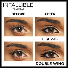 L'Oreal Paris smudger in use blending liner for a smoky finish