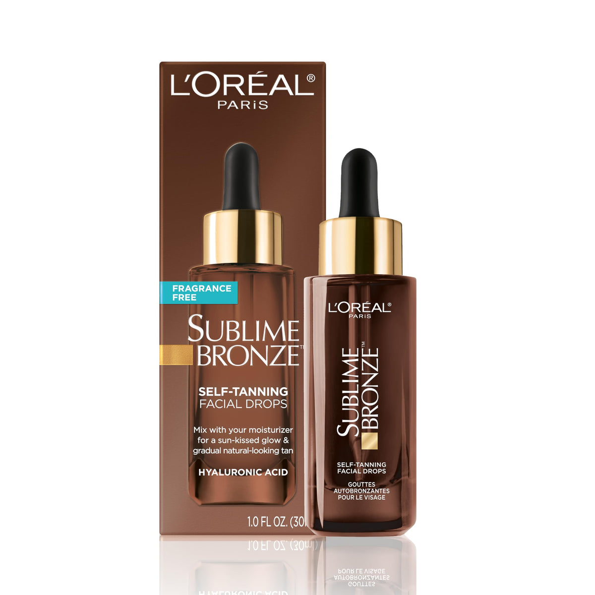 L'Oreal Paris front packaging showing product and benefits