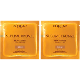 L'Oreal Paris front packaging showing two-pack benefit