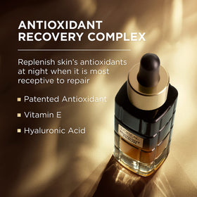 L'Oreal Paris texture closeup showing lightweight serum and fast absorption
