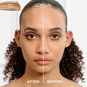 L'Oreal Paris dispensing tinted serum by pipette for precise, mess-free application benefit