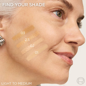 L'Oreal Paris compact open with mirror for easy on-the-go touch-ups benefit