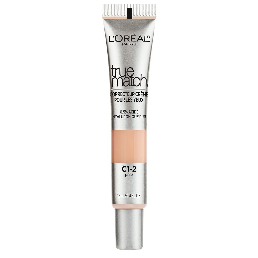 L'Oreal Paris wand applicator demonstrating precise under-eye placement and easy control