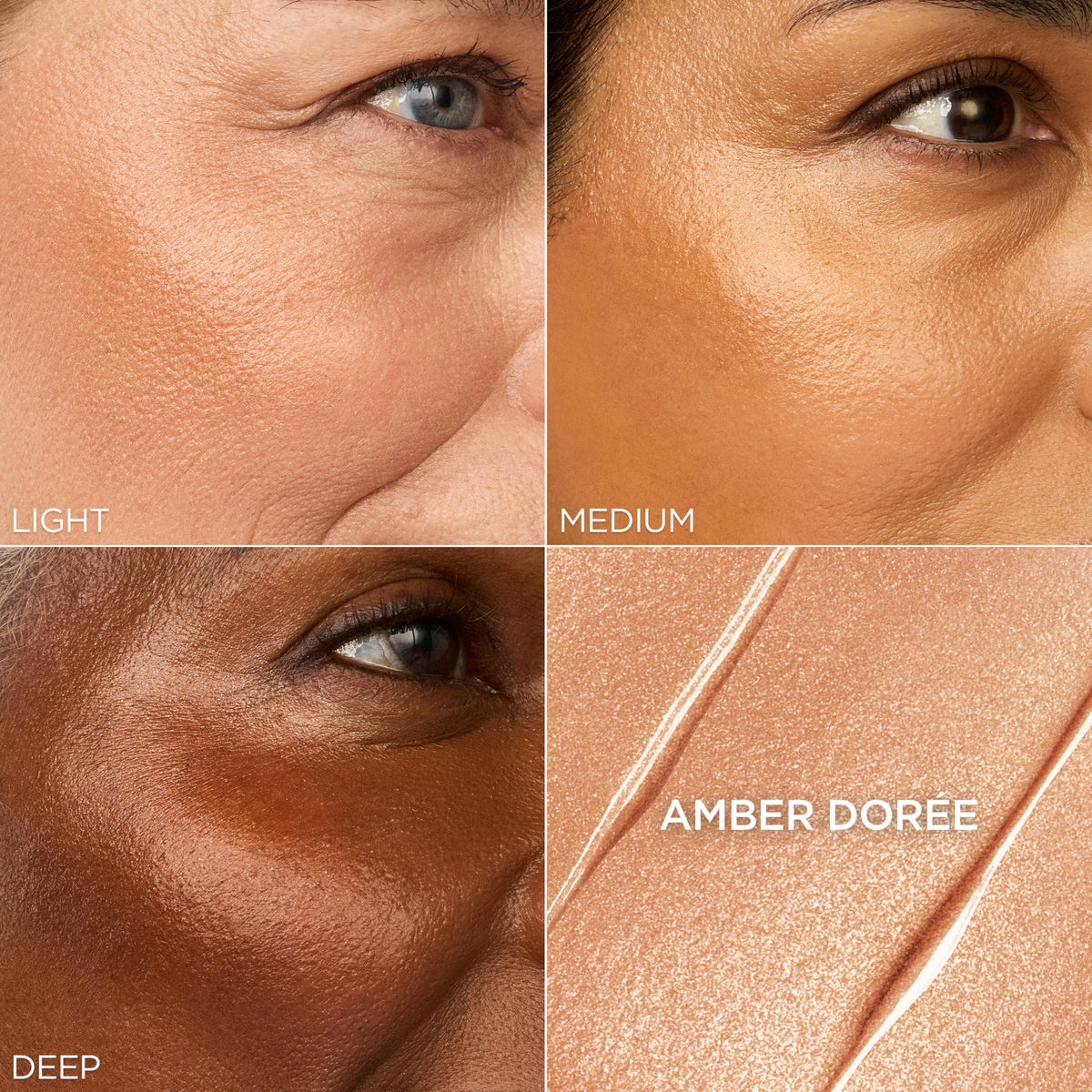 L'Oreal Paris applicator applying balm to cheek for instant radiant color