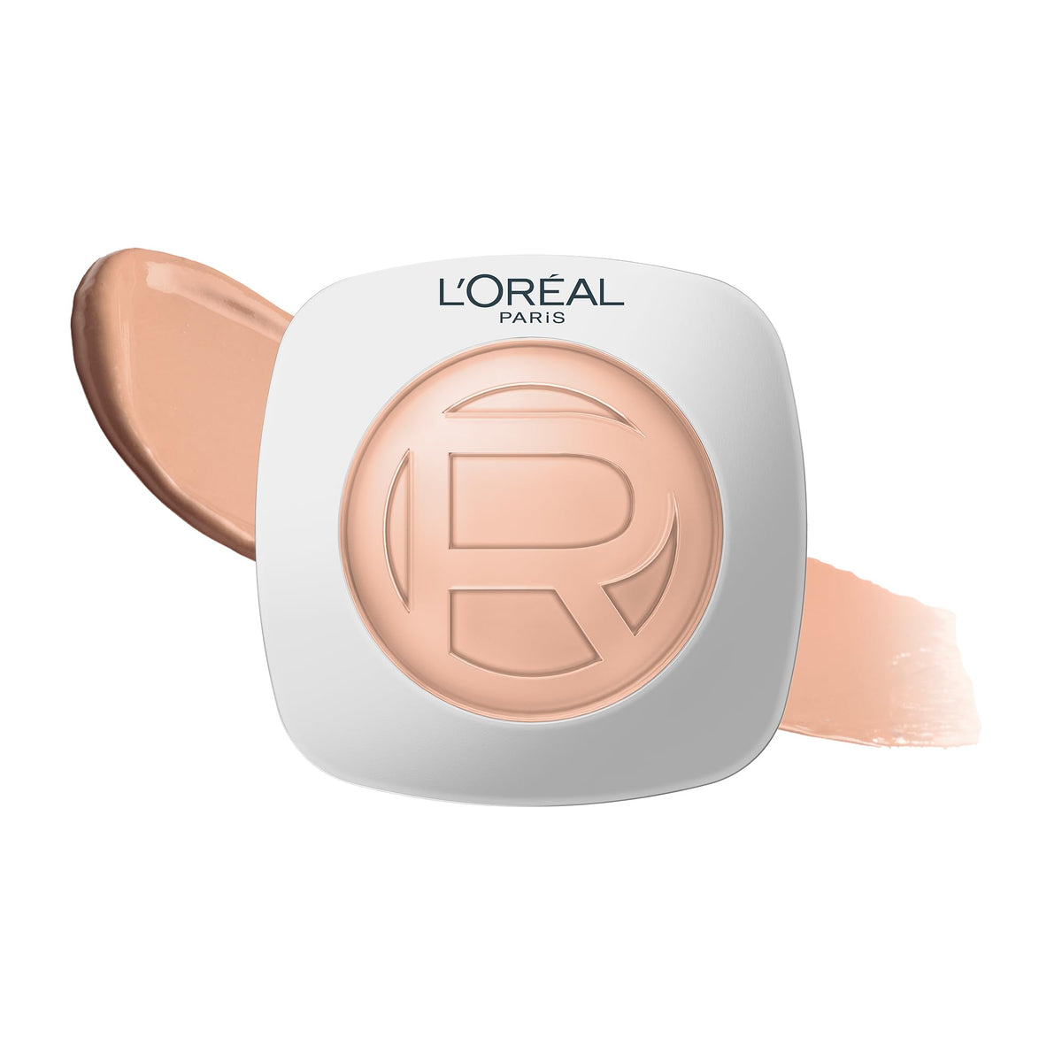 L'Oreal Paris compact front view showing portable hydrating foundation benefit
