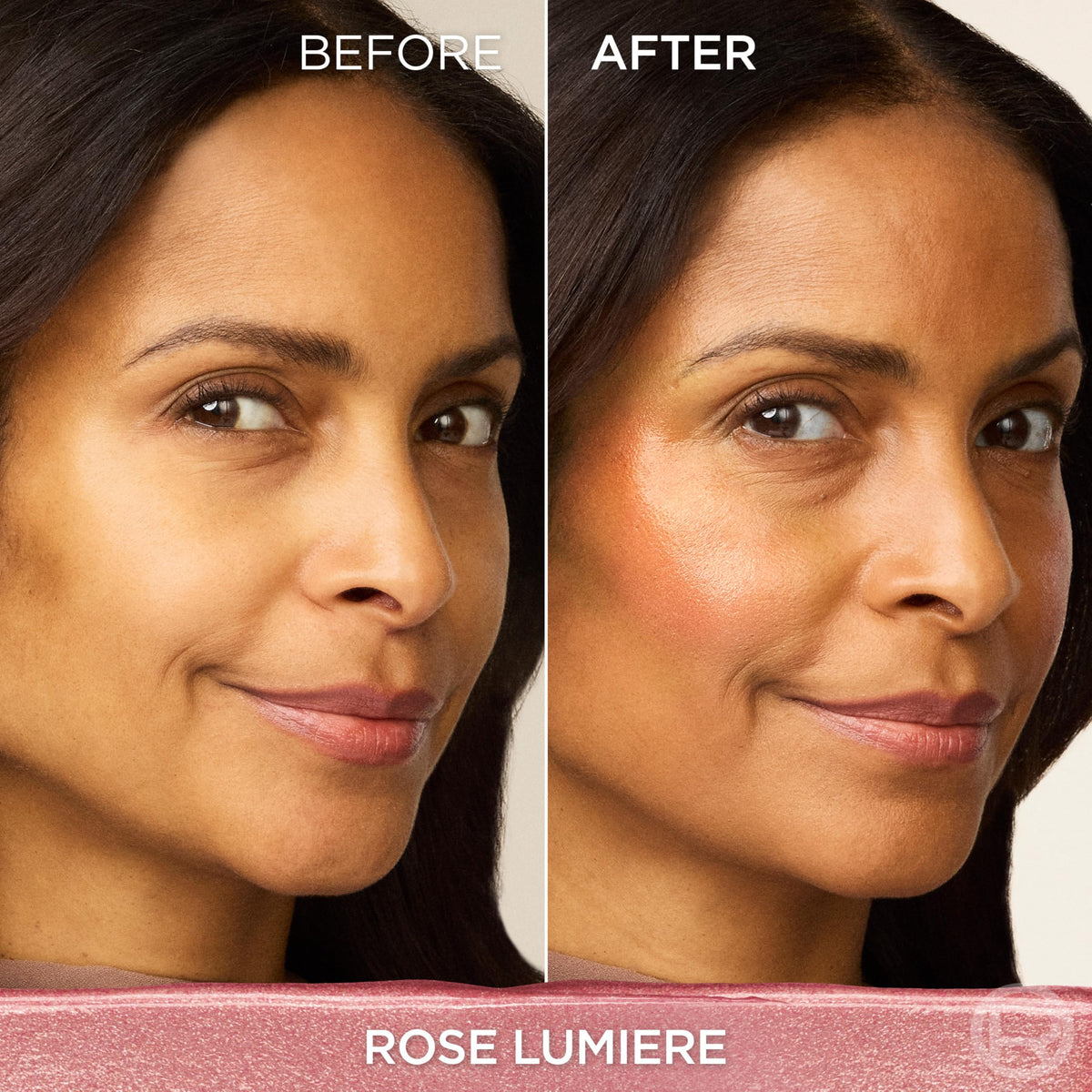 L'Oreal Paris teardrop applicator detail for precise, mess-free application benefit