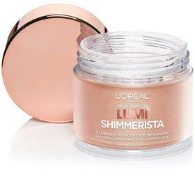 L'Oreal Paris front packaging showing product name and elegant jar benefit glow