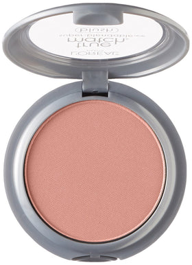 L'Oreal Paris True Match compact open with mirror and brush showing travel-ready convenience and precise application