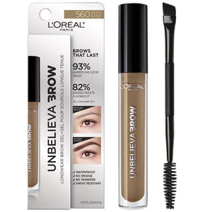 L'Oreal Paris tube front view showing product and shade, clear identification benefit