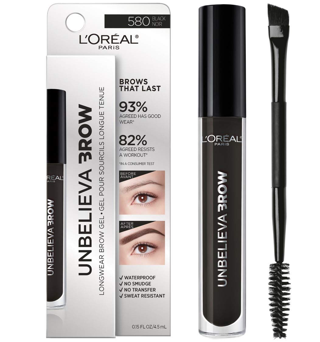 L'Oreal Paris product front packaging showing shade and size benefit: clear labeling