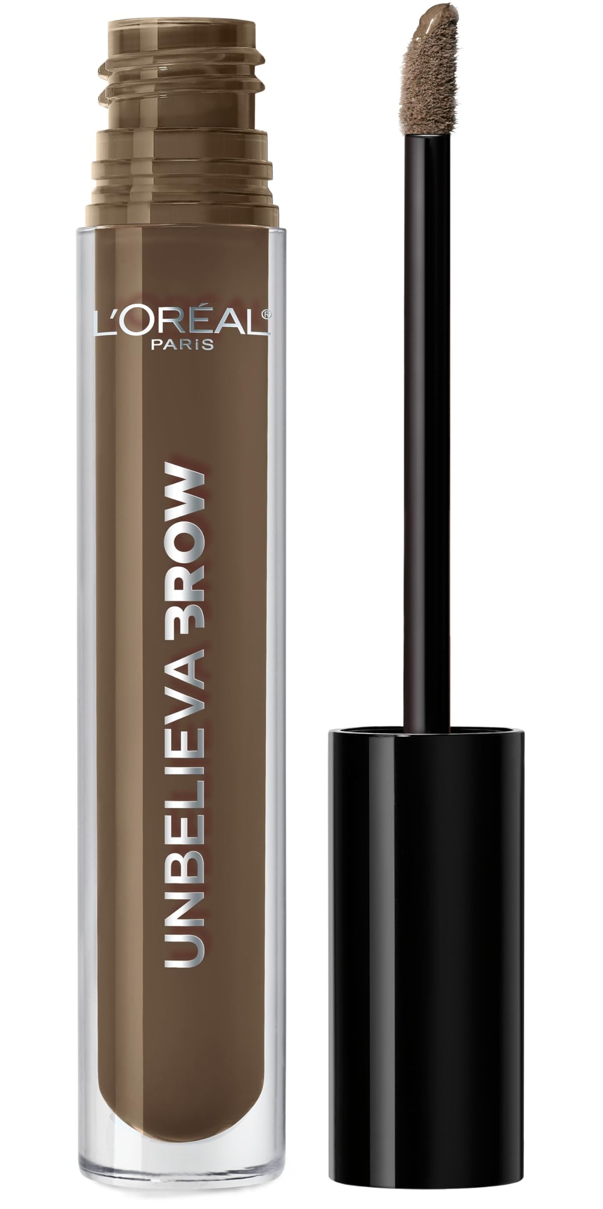 L'Oreal Paris front packaging showing product benefits and shade