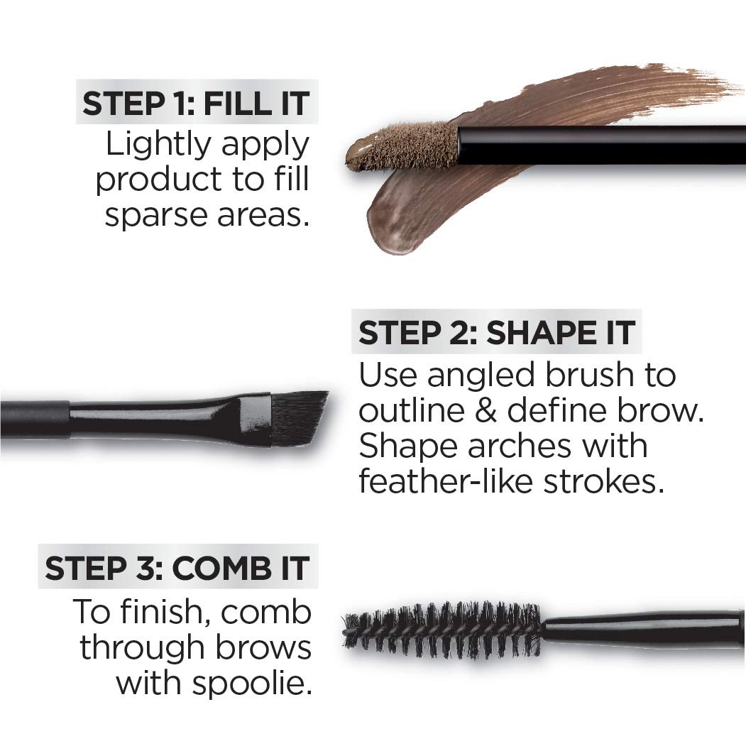 L'Oreal Paris flatlay with gel and makeup items showing everyday styling benefit