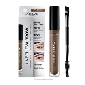 L'Oreal Paris front packaging showing Warm Brunette shade and longwear benefit