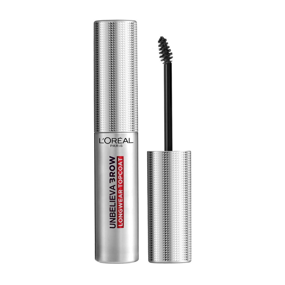 L'Oreal Paris front packaging showing product benefit of longwear