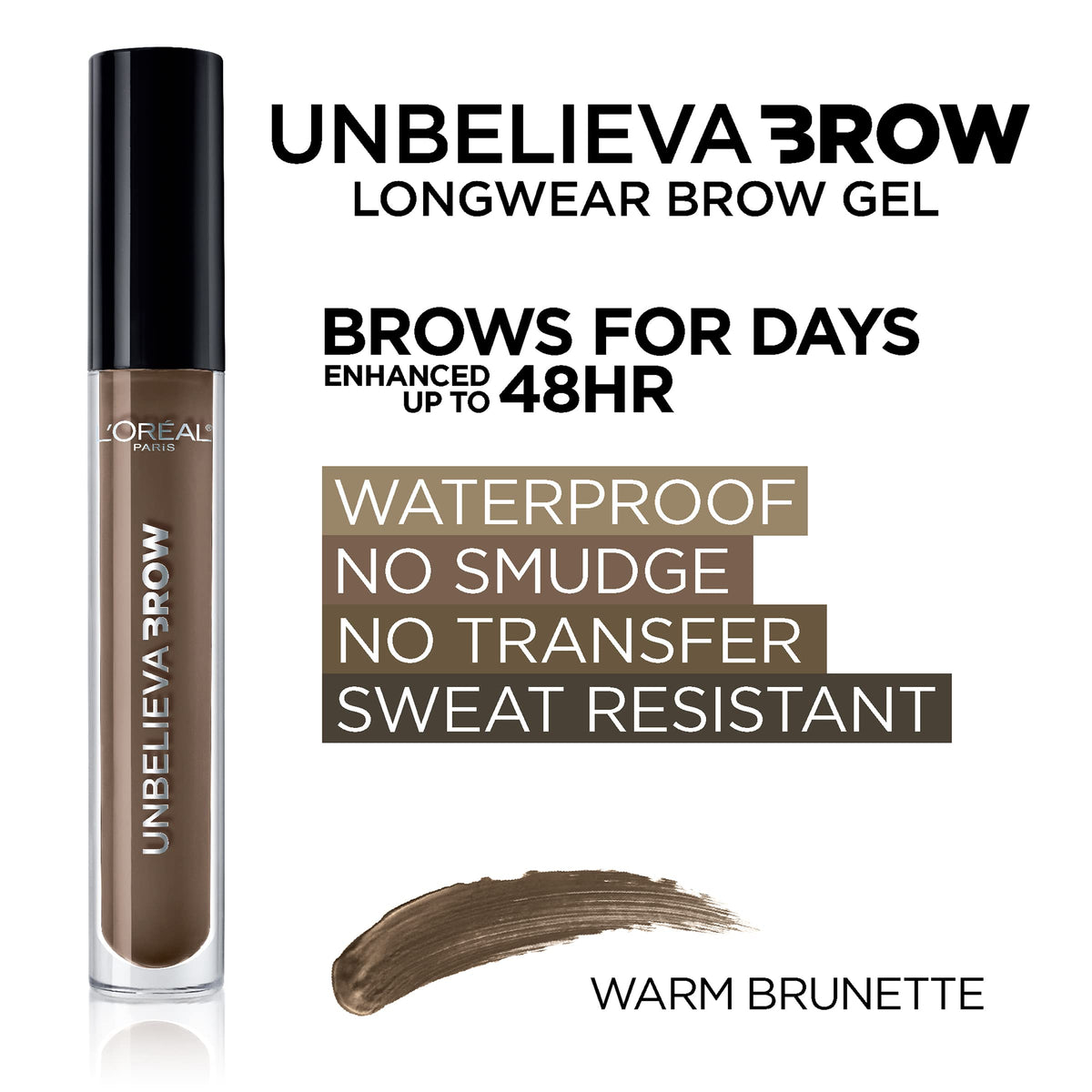 L'Oreal Paris product placed in a makeup bag suggesting all-day wearable brows