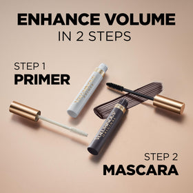 L'Oreal Paris two-pack next to ruler showing compact travel-friendly scale