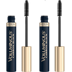 L'Oreal Paris front packaging showing two Carbon Black tubes and benefits