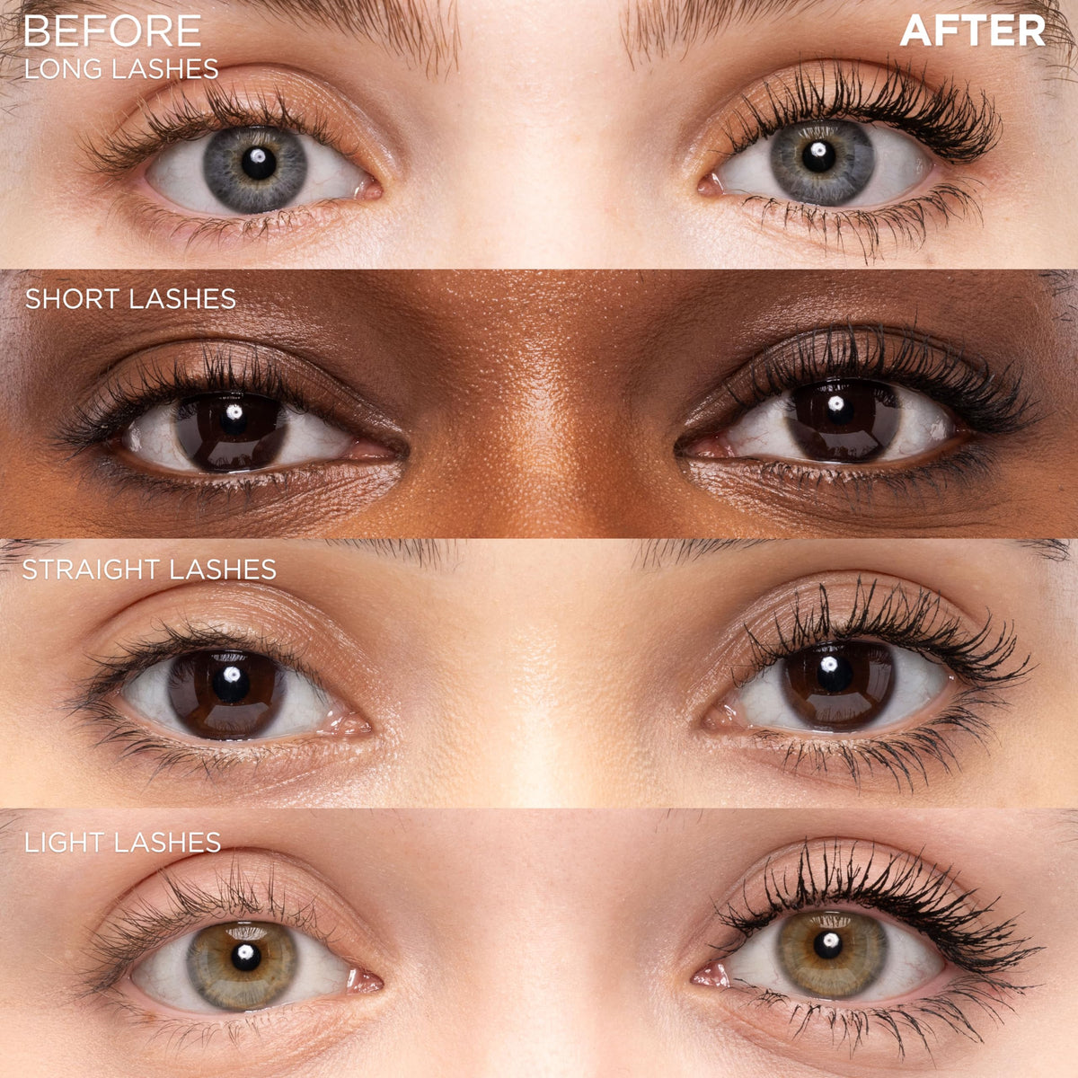 L'Oreal Paris mascara texture swipe highlighting clump-free formula benefit