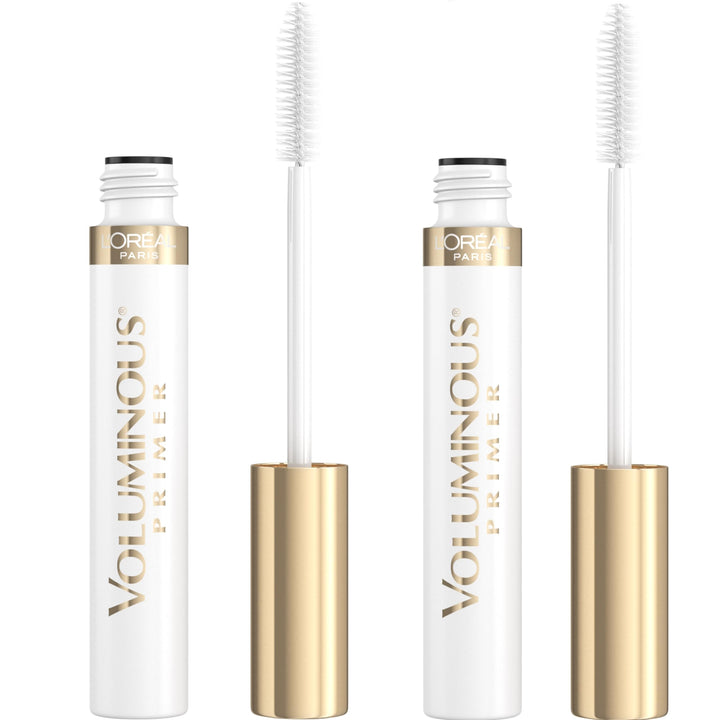 L'Oreal Paris front packaging showing white primer and two-count pack for value