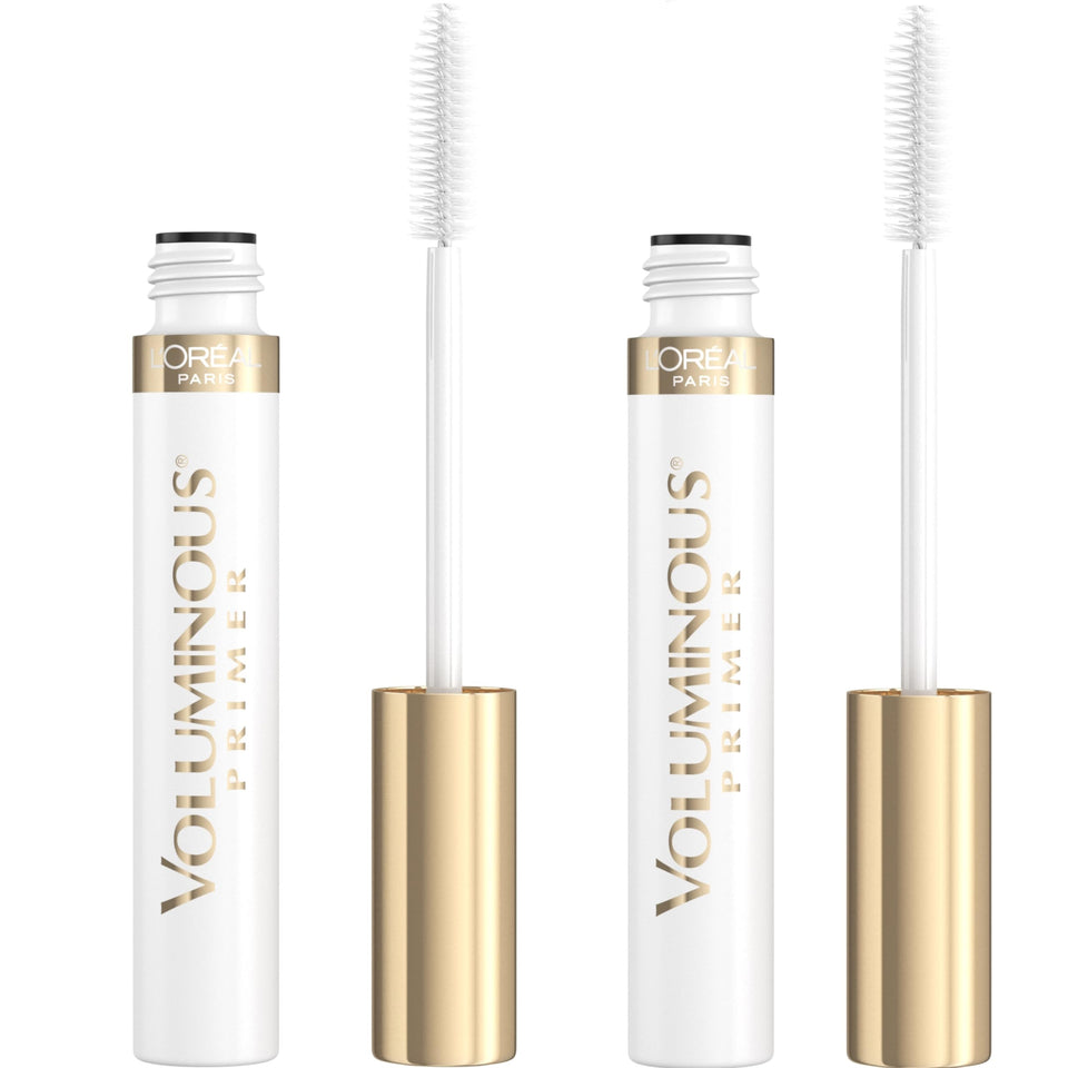 L'Oreal Paris front packaging showing white primer and two-count pack for value