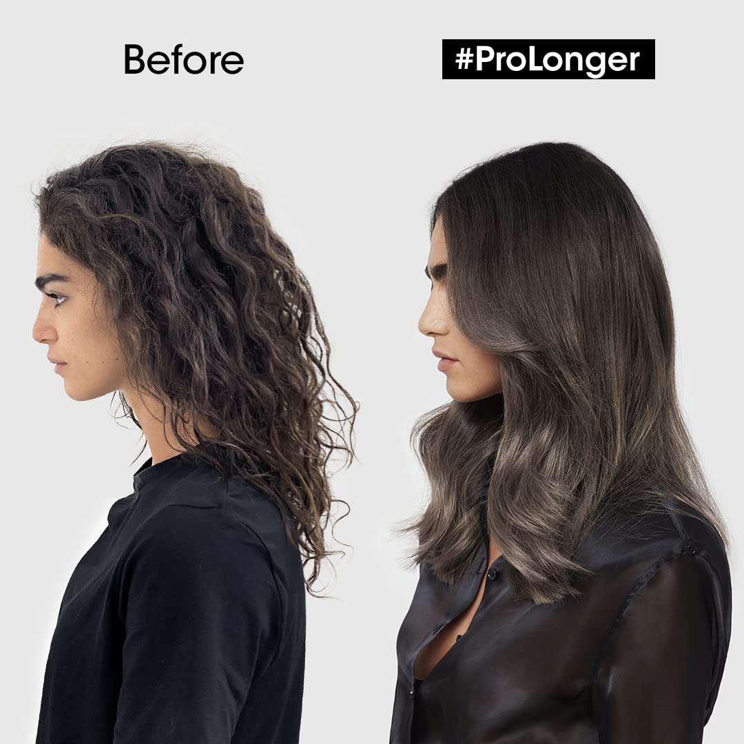L'Oréal Professionnel back label close-up showing ingredients and usage benefits